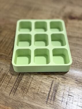 Nespresso Barista Ice Cube Tray Aquamarine Silicone Frederico Peri Design - NEW